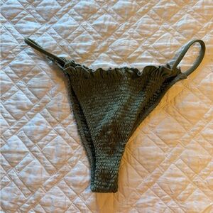 Indah Ruffle Green Bikini Bottoms